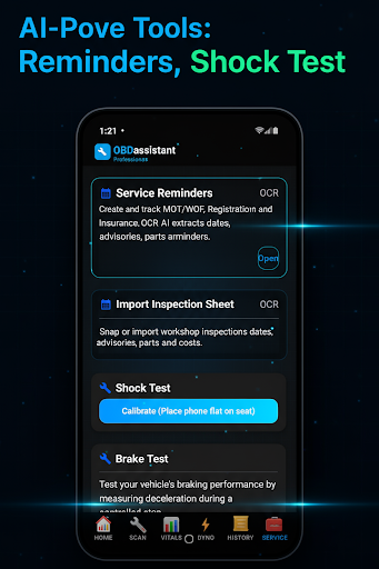 AI history insights with summaries and repair plans