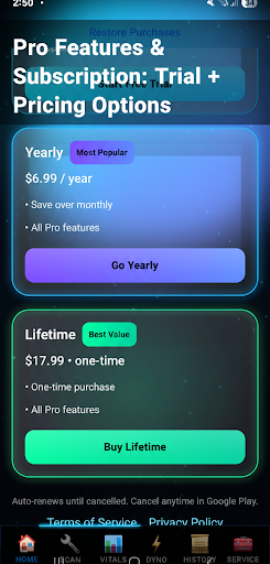 AI tools: service reminders, OCR import, shock test